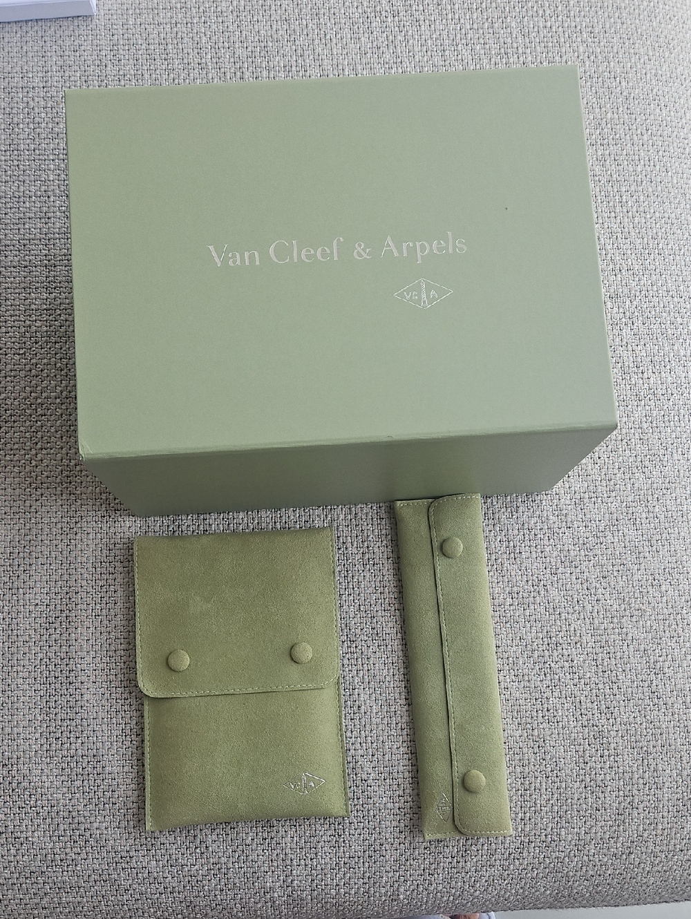 Van Cleef original bags and boxes